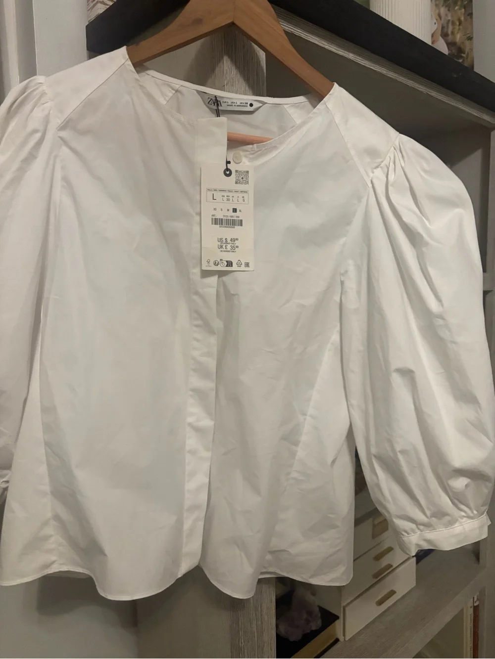 Zara elegant white